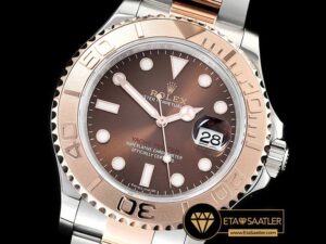 ROLYM152 - YachtMaster 116623 40mm RGSS Brown VRF Asia 2836 - 01.jpg